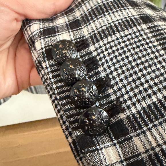 Veronica Beard Monochrome Checkered Blazer - Picture 8 of 8